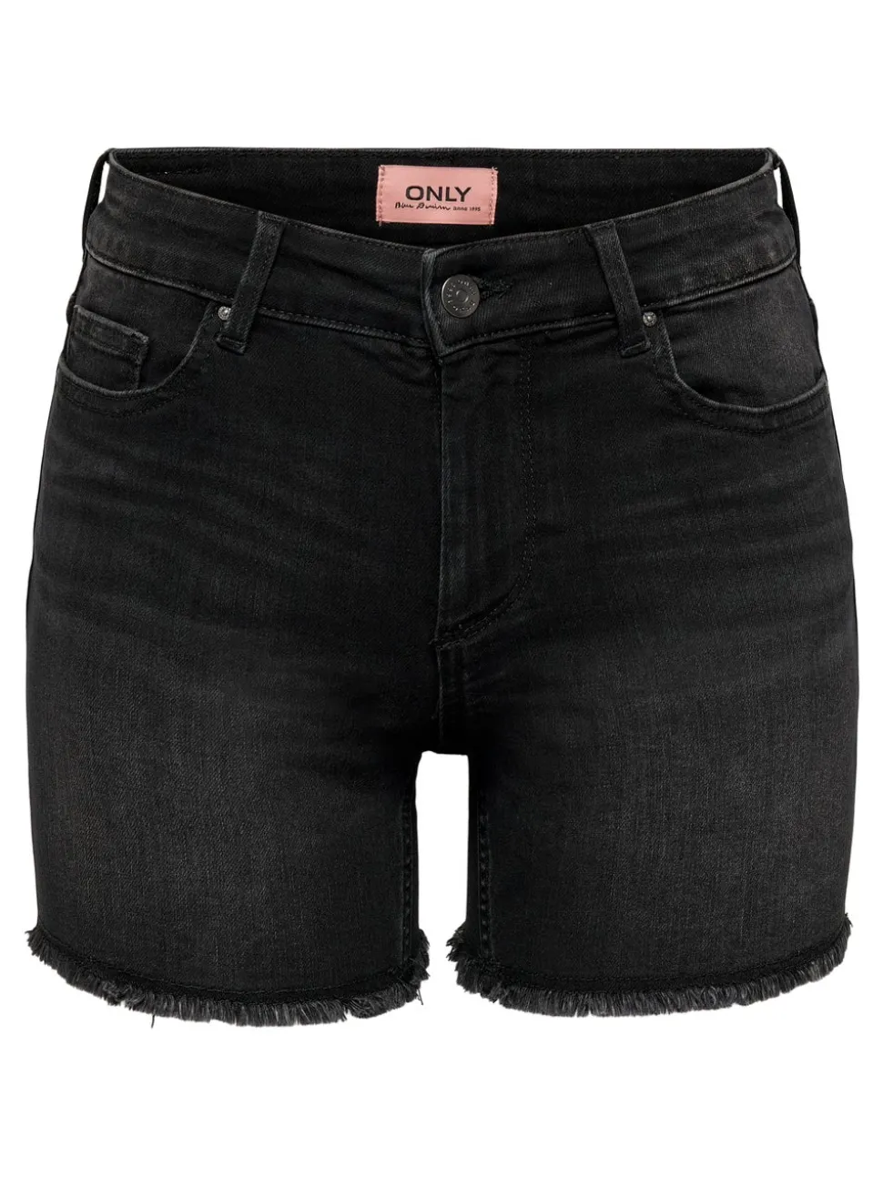 ONLBLUSH Middels høy midje Regular Fit Denimshorts