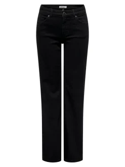 ONLBLUSH Middels høy midje Straight Fit Jeans