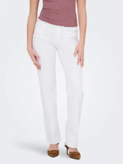 ONLBLUSH Middels høy midje Straight Fit Jeans