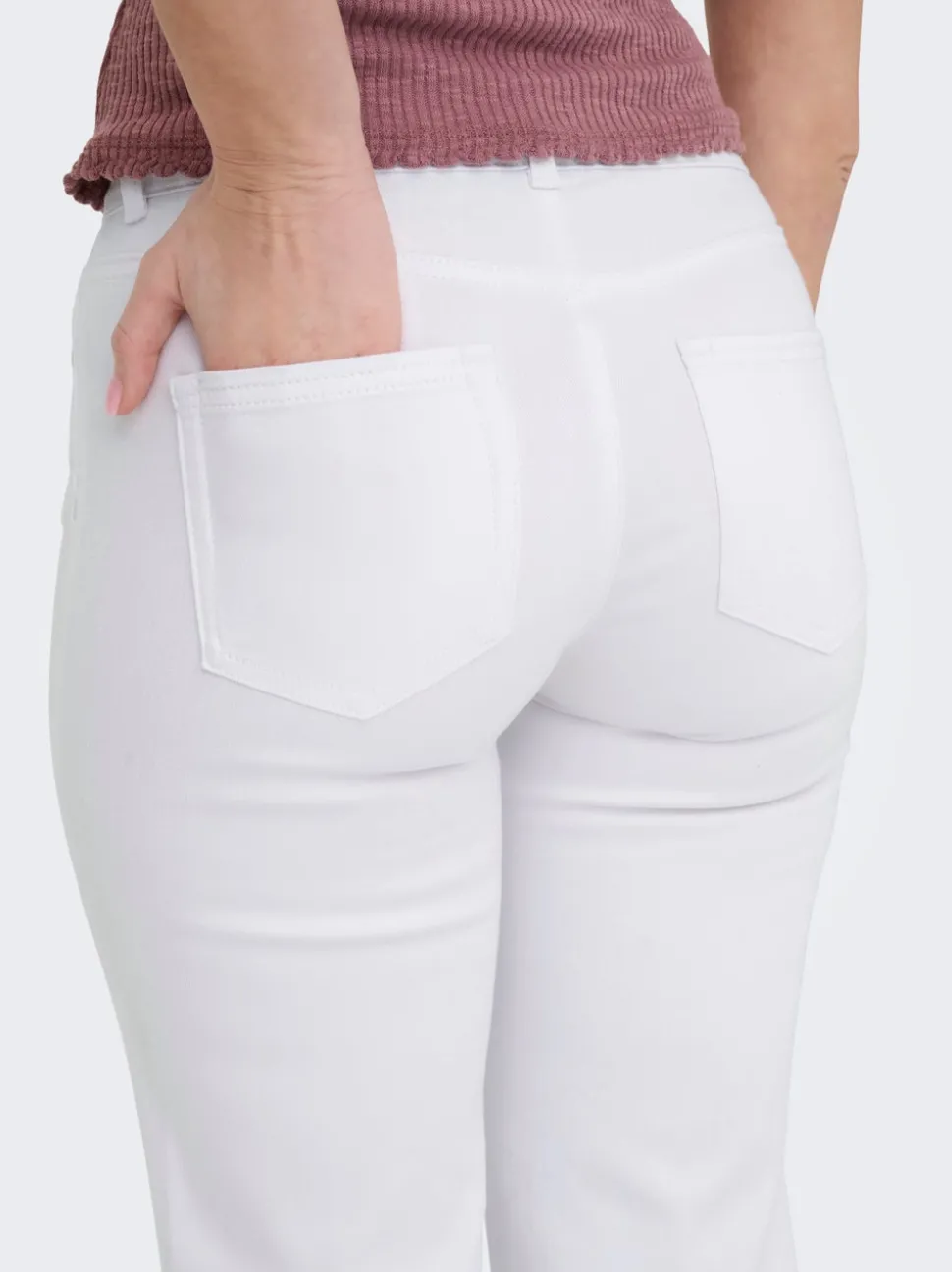 ONLBLUSH Middels høy midje Straight Fit Jeans