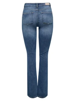 ONLBLUSH Middels høy midje Flared Fit Jeans