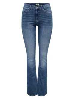 ONLBLUSH Middels høy midje Flared Fit Jeans