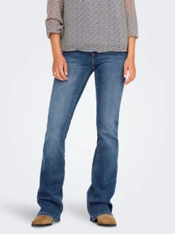ONLBLUSH Middels høy midje Flared Fit Jeans