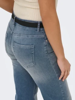 ONLBLUSH Middels høy midje Straight Fit Jeans