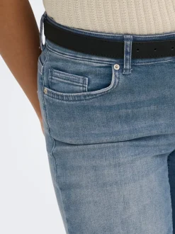 ONLBLUSH Middels høy midje Straight Fit Jeans