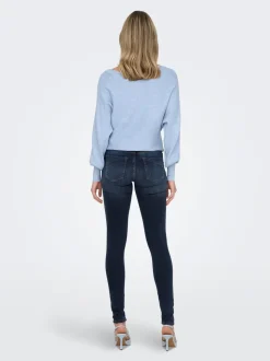 ONLBLUSH Middels høy midje Skinny Fit Jeans
