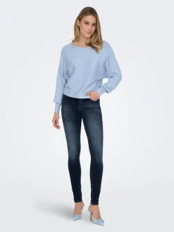ONLBLUSH Middels høy midje Skinny Fit Jeans