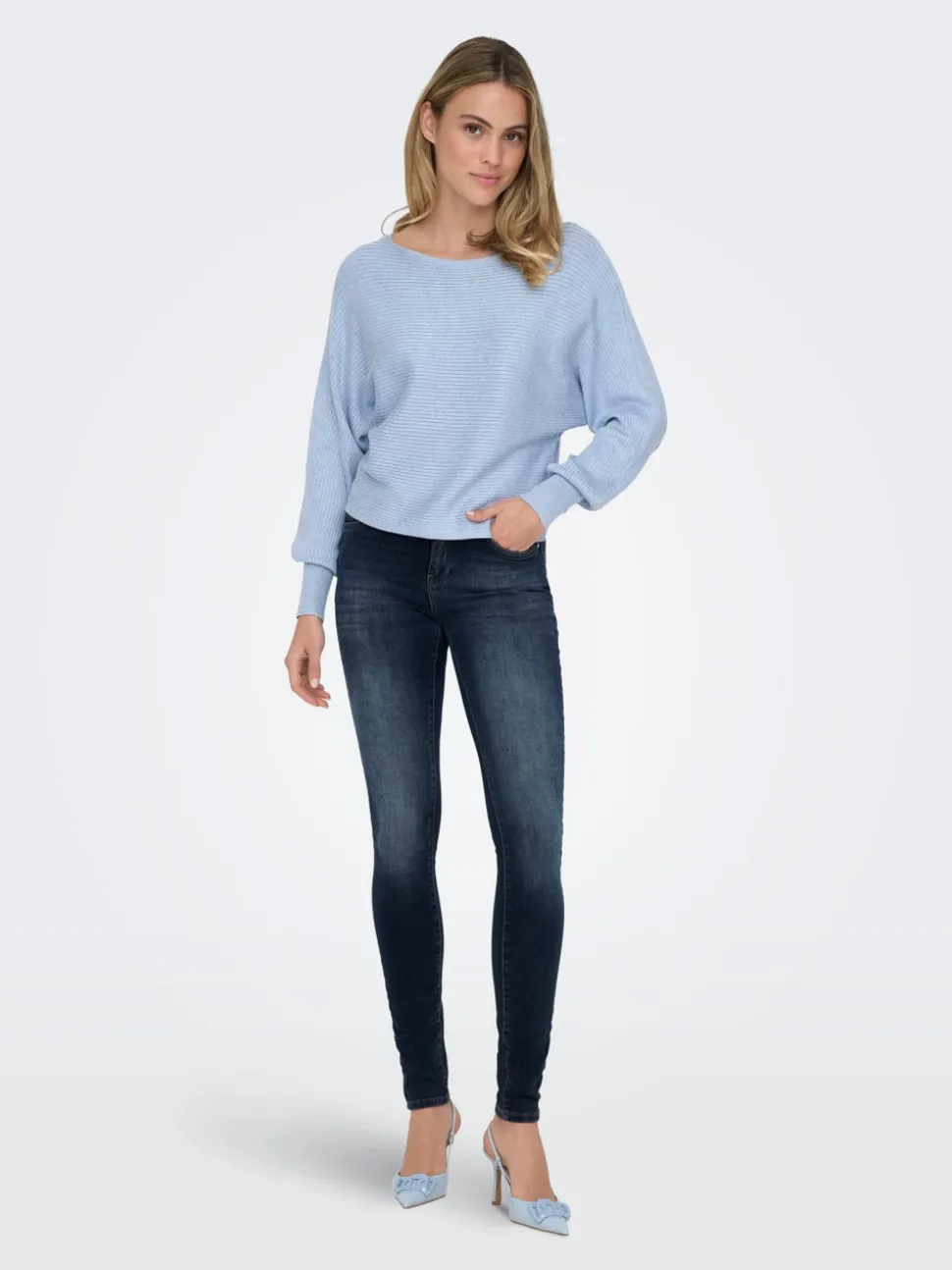 ONLBLUSH Middels høy midje Skinny Fit Jeans