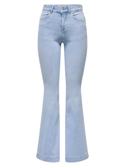 ONLBLUSH Middels høy midje Retro Flared Fit Jeans