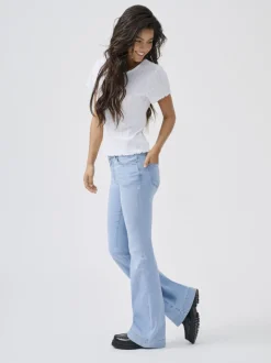 ONLBLUSH Middels høy midje Retro Flared Fit Jeans
