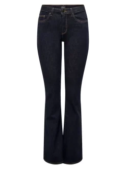 ONLBLUSH Middels høy midje Flared Fit Jeans