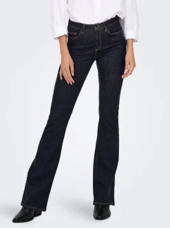 ONLBLUSH Middels høy midje Flared Fit Jeans