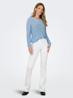 ONLBLUSH Middels høy midje Flared Fit Jeans