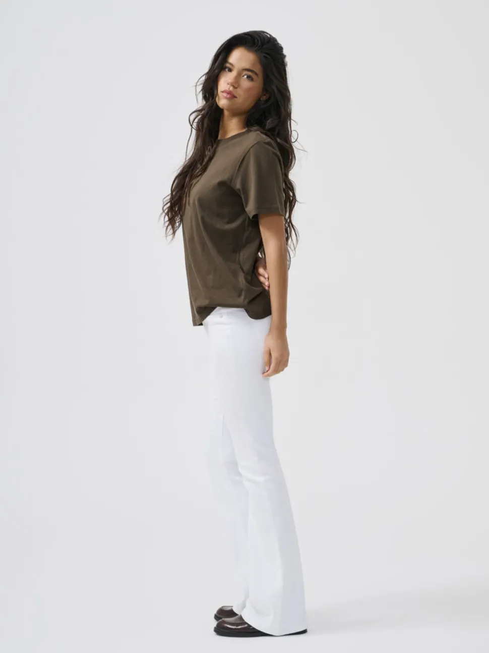 ONLBLUSH Middels høy midje Flared Fit Jeans