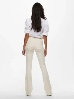 ONLBLUSH Middels høy midje Flared Fit Jeans