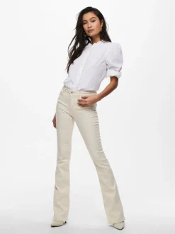 ONLBLUSH Middels høy midje Flared Fit Jeans