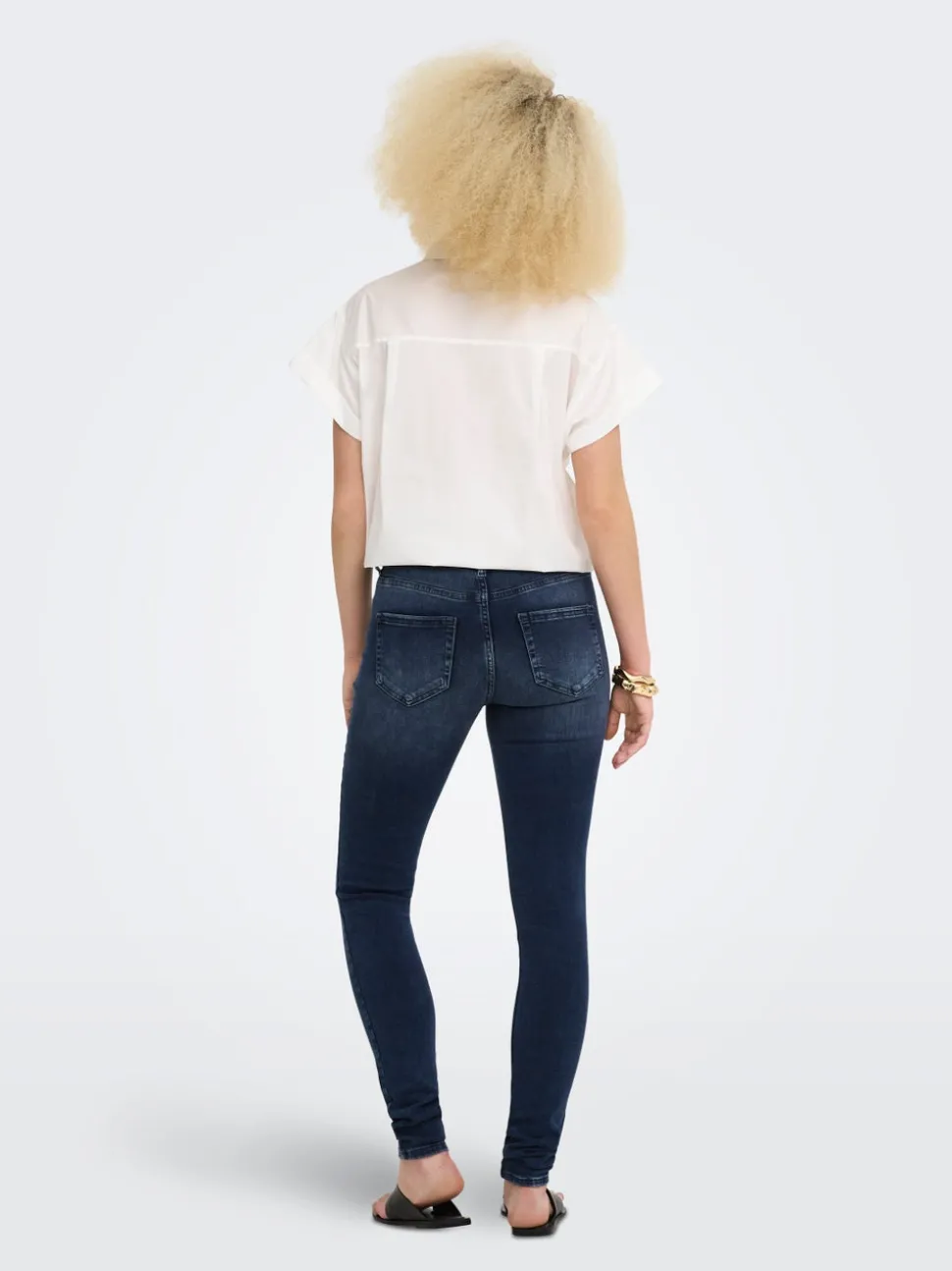 ONLBLUSH Middels høy midje Skinny Fit Jeans