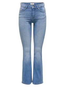 ONLBLUSH Middels høy midje Flared Fit Jeans