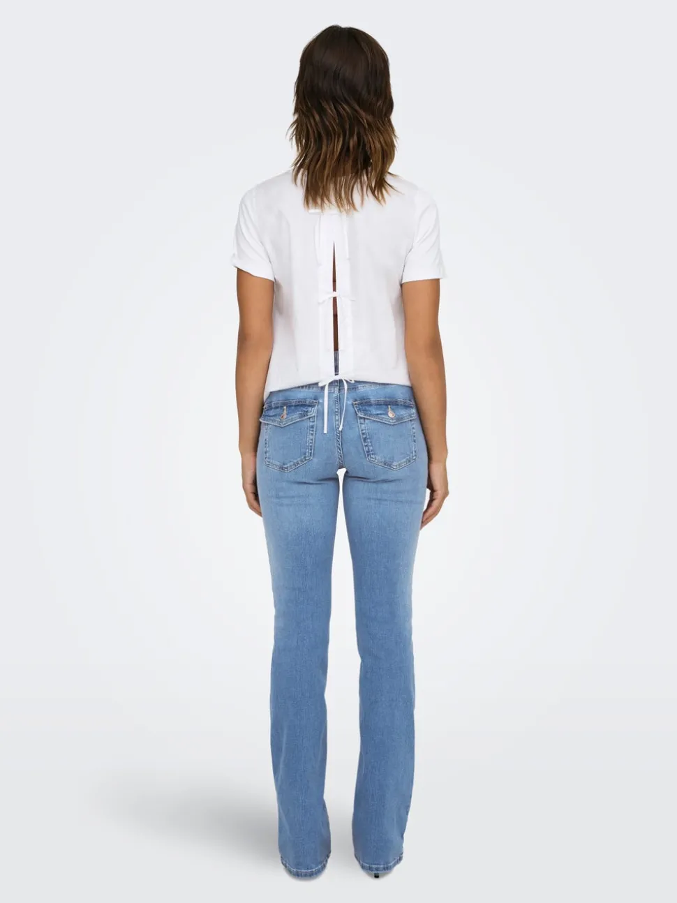 ONLBLUSH Middels høy midje Flared Fit Jeans