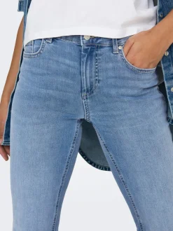 ONLBLUSH Middels høy midje Flared Fit Jeans