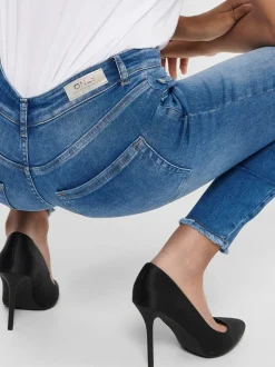 ONLBLUSH Middels høy midje Skinny Fit Ankellengde Jeans