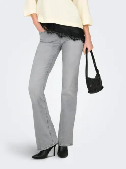 ONLBLUSH Middels høy midje Flared Fit Jeans