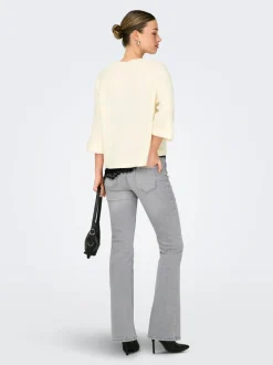 ONLBLUSH Middels høy midje Flared Fit Jeans