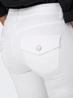 ONLBLUSH Middels høy midje Flared Fit Jeans