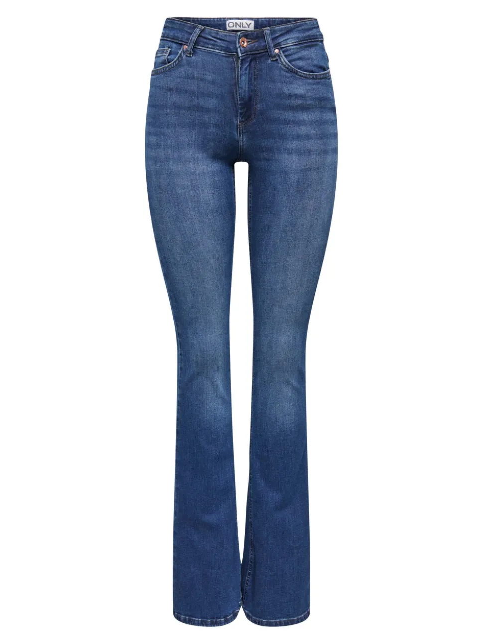 ONLBLUSH Middels høy midje Flared Fit Jeans