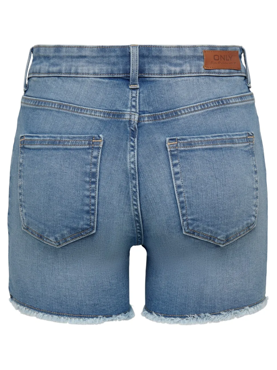 ONLBLUSH Middels høy midje Regular Fit Denimshorts