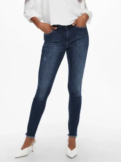 ONLBLUSH Middels høy midje Skinny Fit Ankellengde Jeans
