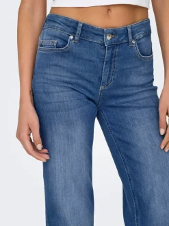 ONLBLUSH Middels høy midje Straight Fit Jeans