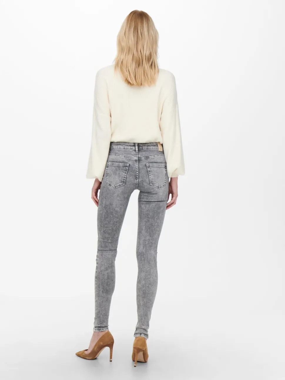 ONLBLUSH Middels høy midje Skinny Fit Jeans