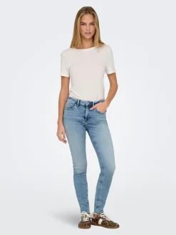 ONLBLUSH Middels høy midje Skinny Fit Ankellengde Jeans