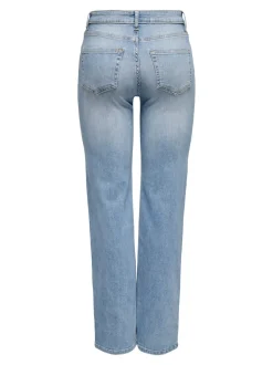 ONLBLUSH Middels høy midje Straight Fit Jeans