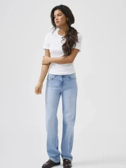 ONLBLUSH Middels høy midje Straight Fit Jeans