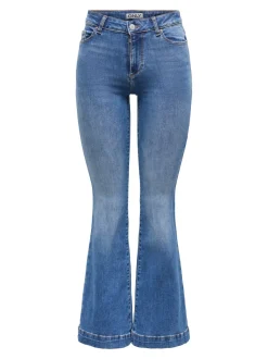 ONLBLUSH Middels høy midje Retro Flared Fit Jeans
