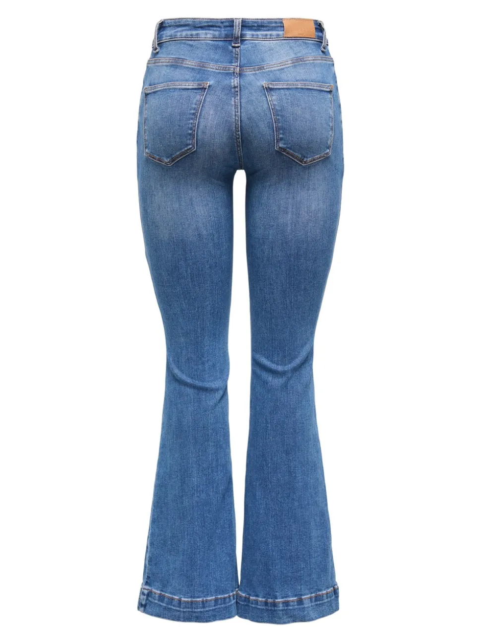 ONLBLUSH Middels høy midje Retro Flared Fit Jeans