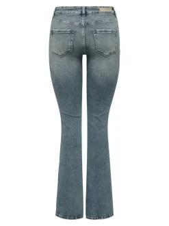 ONLBLUSH Middels høy midje Flared Fit Jeans