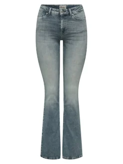 ONLBLUSH Middels høy midje Flared Fit Jeans