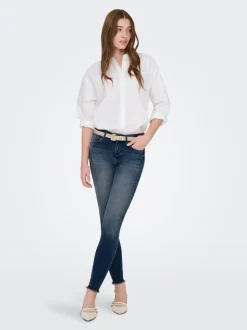 ONLBLUSH Middels høy midje Skinny Fit Ankellengde Jeans