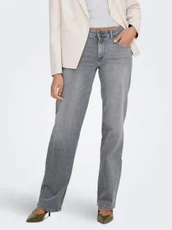 ONLBLUSH Middels høy midje Straight Fit Jeans