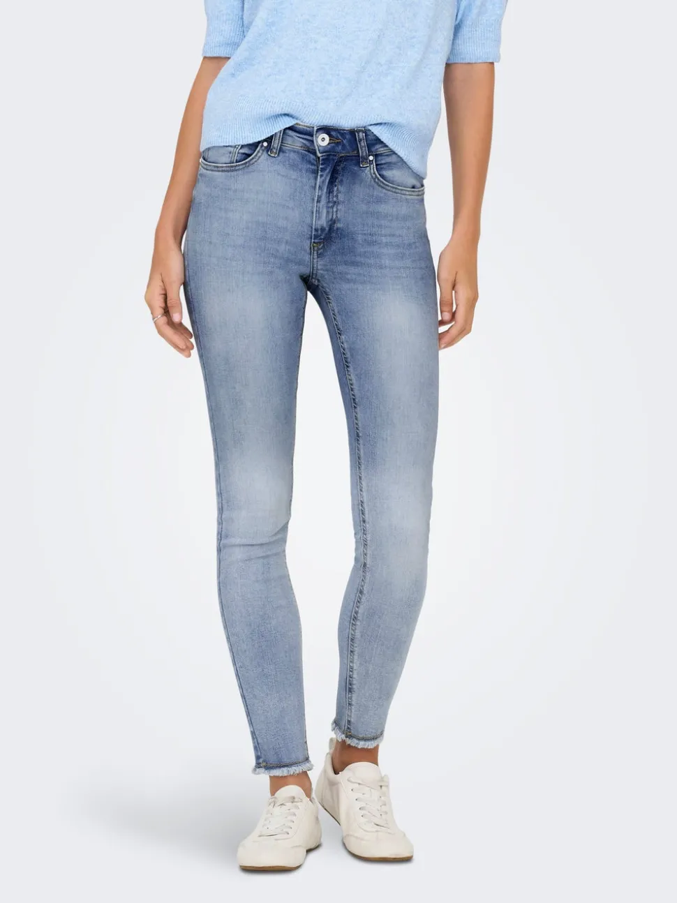 ONLBLUSH Middels høy midje Skinny Fit Ankellengde Jeans