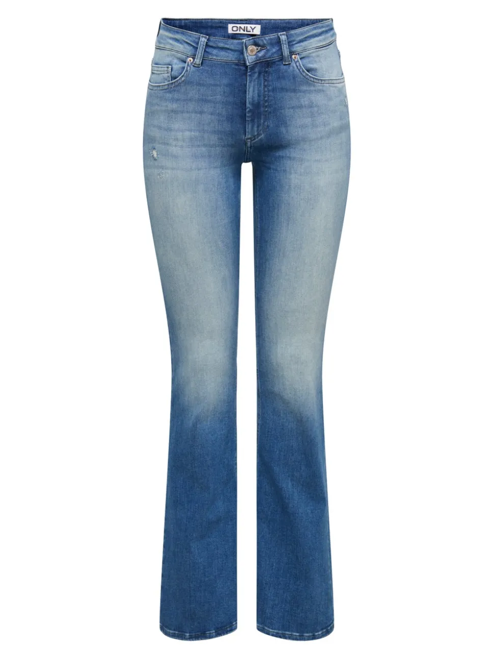 ONLBLUSH Middels høy midje Flared Fit Jeans
