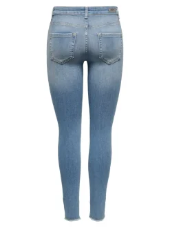 ONLBLUSH Middels høyt snitt Skinny Fit Ankellengde Jeans