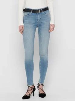 ONLBLUSH Middels høyt snitt Skinny Fit Ankellengde Jeans