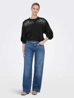 ONLBRENDA Lav midje Wide Leg Fit Jeans