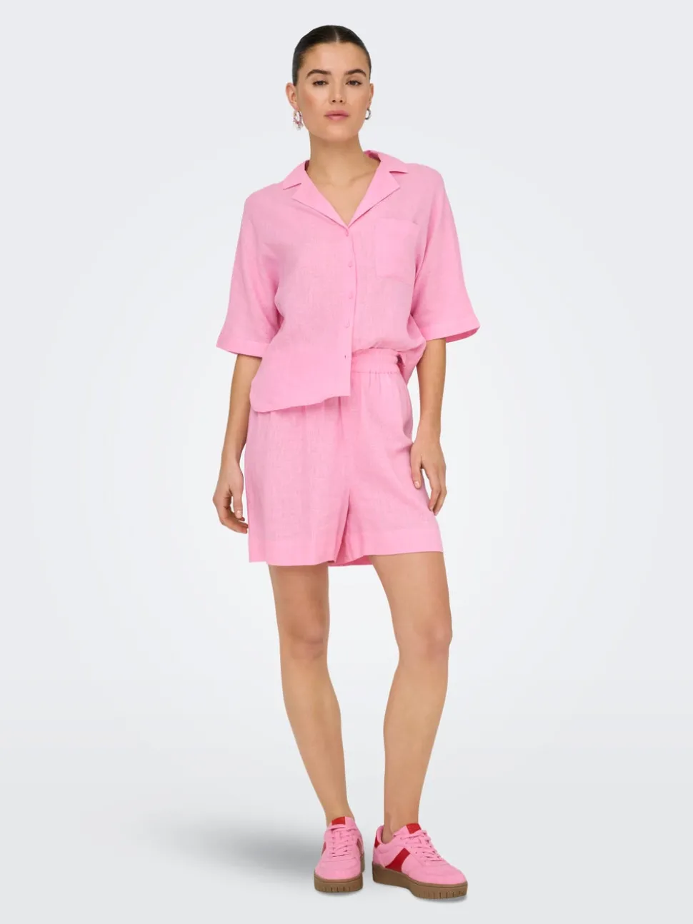 ONLBRUXELLES Regular Fit Lin Shorts