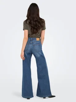 ONLCALIFORNIA Middels høy midje Flared Fit Jeans