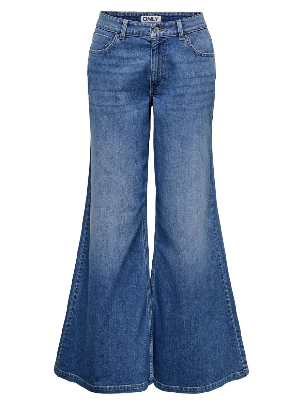 ONLCALIFORNIA Middels høy midje Wide Leg Fit Jeans